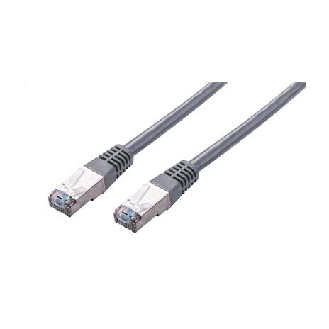 Kabel C-TECH patchcord Cat5e, FTP, šedý, 20m