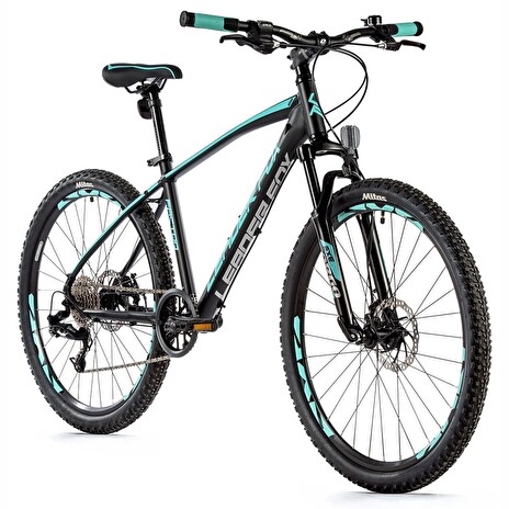 Dětské jízdní kolo Leader Fox FACTOR, chlapecké 2023-2 /26"/20"/ černo tyrkysové