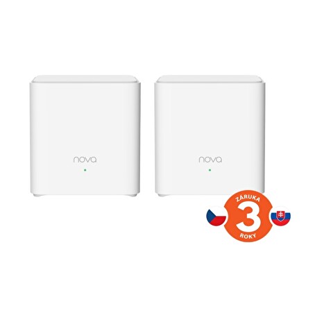 Tenda EX3 (2-pack) - Nova AX1500 WiFi 6 Mesh Gigabit Router 802.11ax/ac/a/b/g/n, 1500 Mb/s