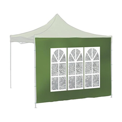 Bočnice pro párty stan CATTARA 13341 Window Waterproof 2x3m 420D zelená