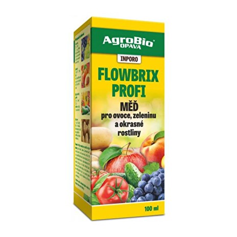 Měď pro ovoce, zeleninu a okrasné rostliny AGROBIO Inporo Flowbrix Profi 100ml