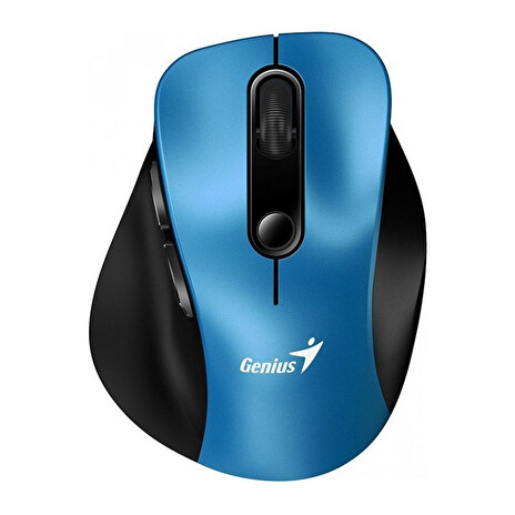 Genius Ergo 9000S/Ergonomická/Optická/Pro praváky/2 400 DPI/USB+BT/Černá-modrá