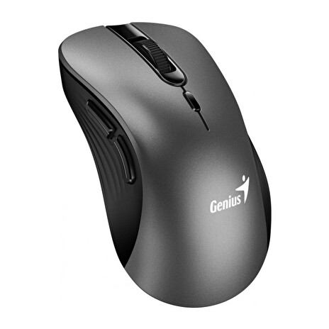 Genius Ergo 8100S/Ergonomická/Optická/Pro praváky/1 600 DPI/Bezdrátová USB/Černá-šedá