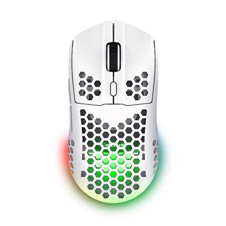 Trust Gaming GXT 929W Helox/Herní/Optická/Pro praváky/4 800 DPI/Bezdrátová USB/Bílá