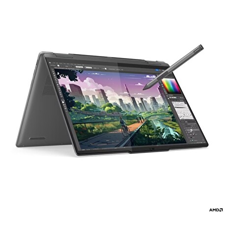 Lenovo YOGA 7 2-in-1 AMD Ryzen 7 8840HS/16GB/1TB SSD/14"/WUXGA/OLED/Touch/60Hz/400nitů/Pero/3rOnSite/WIN11 Home/šedá