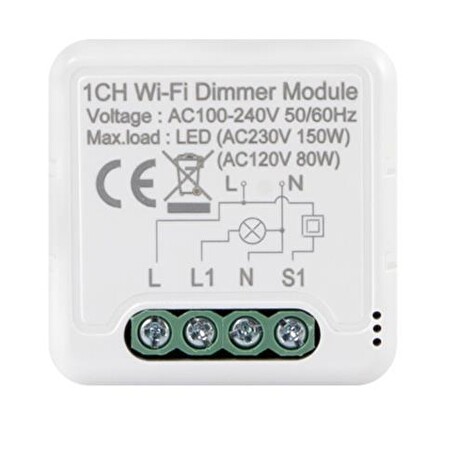 Smart ovladač osvětlení CEL-TEC L150 W 1Ch Dimmer WiFi Tuya