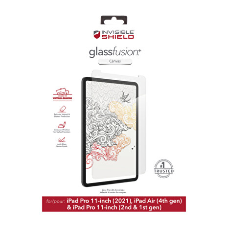 InvisibleShield Fusion+ Canvas hybrid. sklo iPad Air 4/11 Pro