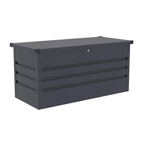 Zahradní box G21 Denver 280 L, antracitový plechový