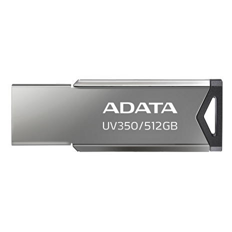 ADATA UV350/512GB/USB 3.2/USB-A/Stříbrná