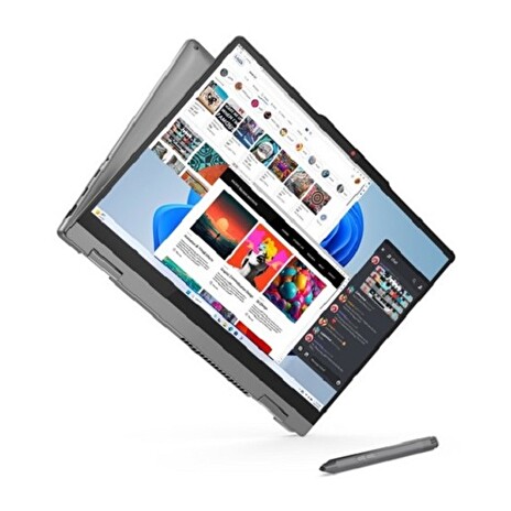 Lenovo IdeaPad 5 2-in-1 14IRU9 Core 5 120U/16GB/SSD 1TB/14"/WUXGA/OLED/400nitů/60Hz/touch/Pero/FPR/WIN11 Home/stříbrná