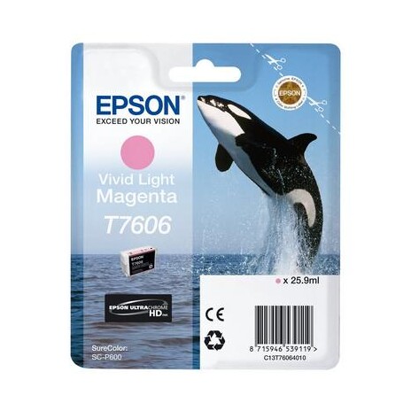 Epson T7606 Ink Cartridge Vivid Light Magenta