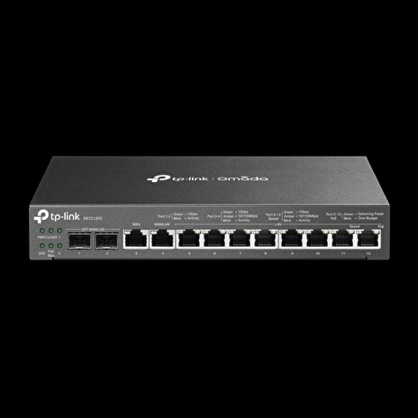 TP-Link ER7212PC - Omada 3-v-1 ( VPN Router, 8x PoE switch, Cloud controler Omada) 2x SFP, 2x WAN GB