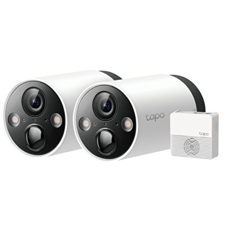 TP-Link Tapo C420S2 - 2×Tapo C420, 1×Tapo H200 - Venkovní IP kamery na baterii, WiFi, 2K QHD (2560 × 1440 px) 113° ONVIF