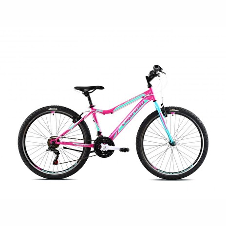 Horské jízdní kolo Capriolo DIAVOLO DX 600 26"/18HT pink-turq. 17" 2. jakost