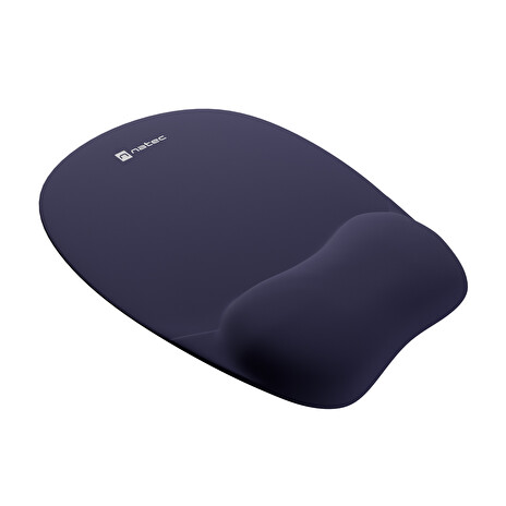 Podložka pod myš ergonomická Natec CHIPMUNK, paměťová pěna, Navy modrá, 230x200 mm