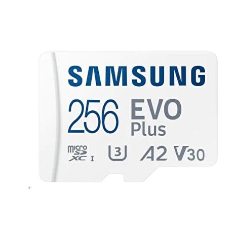 Samsung EVO Plus/micro SDXC/256GB/160MBps/UHS-I U3 / Class 10/+ Adaptér