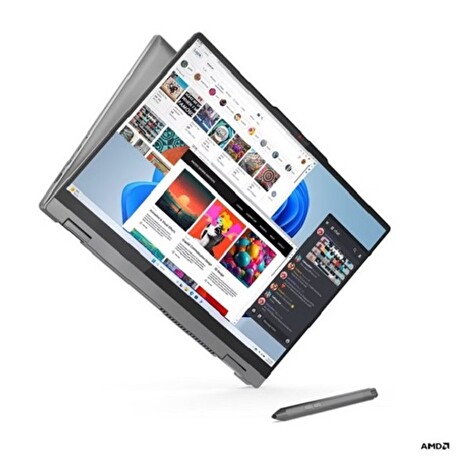 Lenovo IdeaPad 5 2-in-1 16AHP9 Ryzen 5 8645HS/16GB/SSD 1TB/16"/2K/OLED/400nitů/60Hz/touch/Pero/FPR/WIN11 Home/šedá