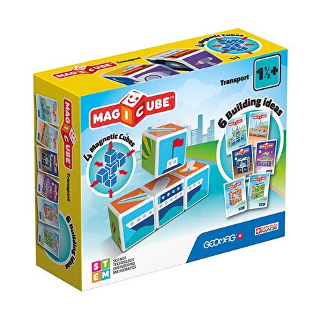 Dětské kostky GEOMAG GEO-122 magnetické 4ks