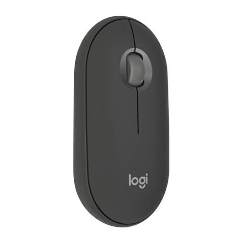 Logitech Pebble Mouse 2 M350s/Cestovní/Optická/4 000 DPI/Bezdrátová Bluetooth/Grafitová