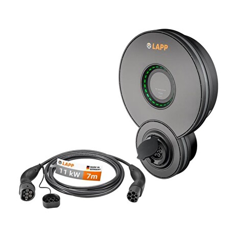 Autonabíječka s kabelem LAPP 65961 Wallbox Home Pro 11kW 16A Black