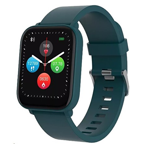 CANYON smart hodinky EASY SW-54, 1,7" IPS displej, 14 sport režimů, IP68, Android/iOS, zelené