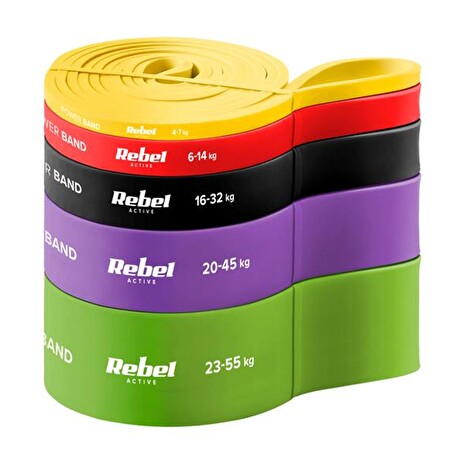 Guma posilovací REBEL Power Band PTs-1 4-55kg 5ks