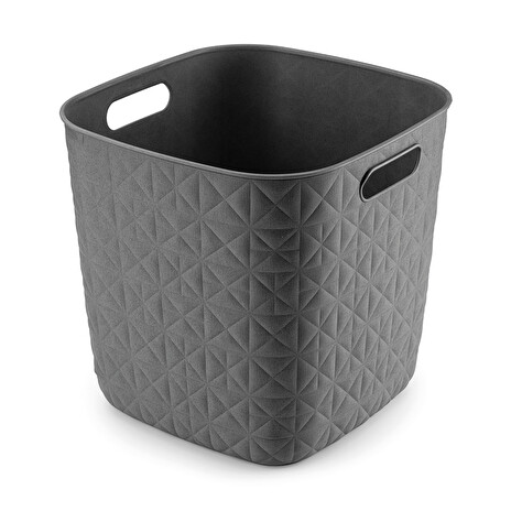 Box Curver Softex Cube 15 l tmavě šedý