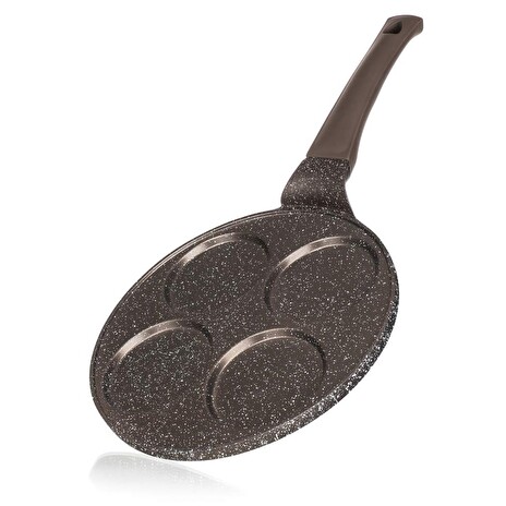 Pánev Banquet na 4 lívance s nepřilnavým povrchem Granite Dark Brown 26 cm