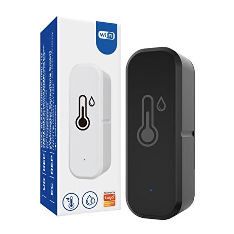 Smart snímač teploty a vlhkosti WiFi Tuya black