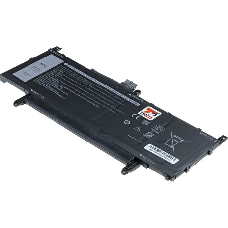 Baterie T6 Power Dell Latitude 15 9510, 9510 2in1, 6800mAh, 52Wh, 4cell, Li-poly