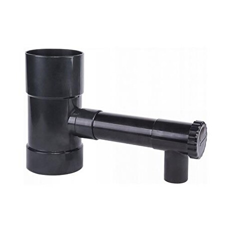 Sběrač dešťové vody TES IBCLZ1-080 80mm grafit