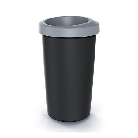 Koš odpadkový COMPACTA R DROP světle šedý 25l