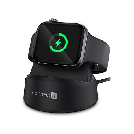 CONNECT IT WatchCharger bezdrátová nabíječka kompatibilní s Apple, ČERNÁ
