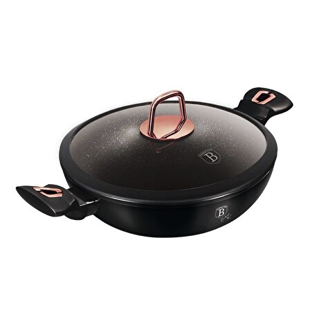 Pánev Berlingerhaus Wok s poklicí 30 cm Black Rose Collection BH-7112