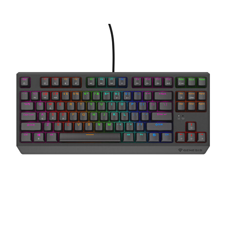 Genesis herní bezdrátová klávesnice THOR 230 Lite/Drátová USB/US layout/Černá