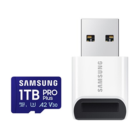 Samsung PRO Plus/micro SDXC/1TB/UHS-I U3 / Class 10/+ Adaptér/Modrá