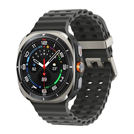 Samsung Galaxy Watch Ultra/47mm/Titanium Silver/Sport Band/Gray