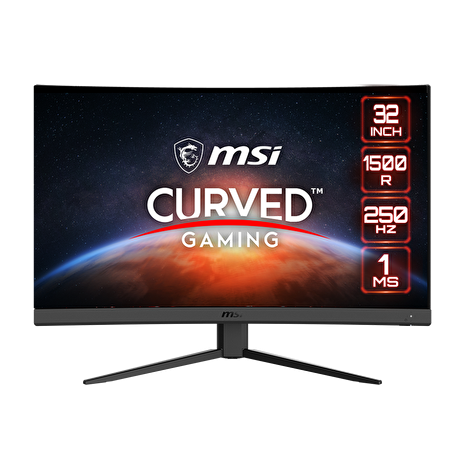 MSI Gaming monitor G32C4X, 31.5" VA zakřivený /1920 x 1080 FHD/250Hz/1ms/2xHDMI/DP
