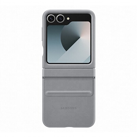 Samsung Ochranný kryt z veganské kůže pro Flip 6 Gray