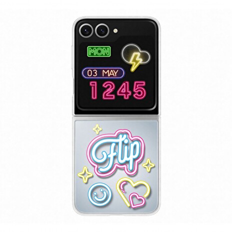 Samsung Designový kryt Flipsuit pro Flip 6 Transparent