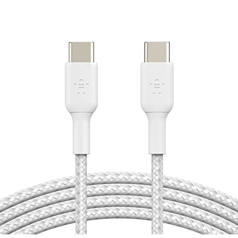 Belkin BOOST CHARGE™ USB-C/USB-C kabel, 2m, bílý - odolný