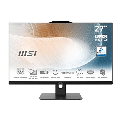 MSI Modern/AM272P 12M-440EU/27"/FHD/i5-1235U/8GB/512GB SSD/Intel UHD/W11H/Black/2R