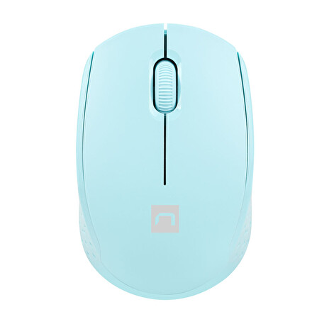 Myš Natec STORK + podložka ZDARMA/Kancelářská/Optická/1 600 DPI/Bezdrátová USB/Modrá