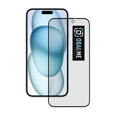 OBAL:ME Privacy 5D Tvrzené Sklo pro Apple iPhone 15 Plus Black