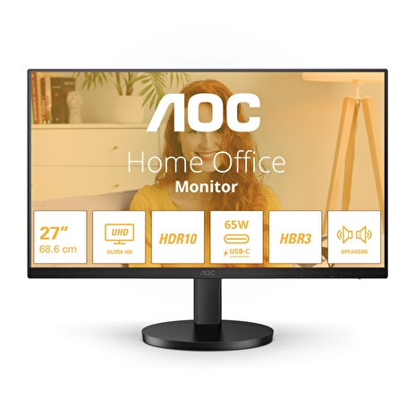 AOC/U27B3CF/27"/IPS/4K UHD/60Hz/4ms/Black/3R