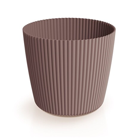 Květináč Prosperplast MILLY ROUND marsala 23,6 cm
