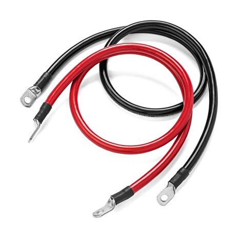 Propojovací kabely pro baterie 30cm 4 AWG (červený+černý)
