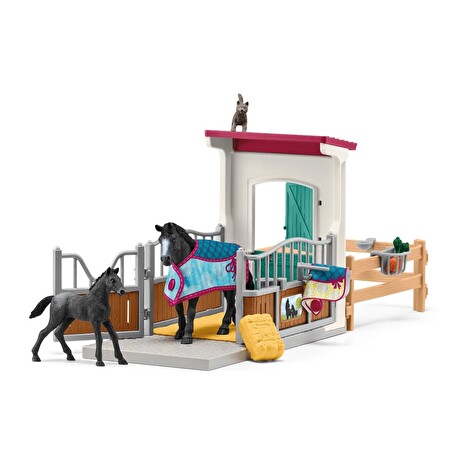 Hračka Schleich Box pro koně s klisnou a hříbětem