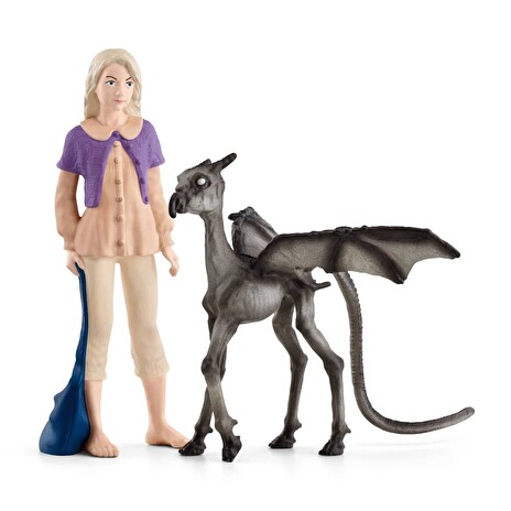 Hračka Schleich Harry Potter - Lenka Láskorádova a Testrál