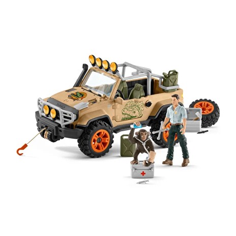 Hračka Schleich 4 x 4 terénní auto s navijákem